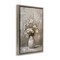 Stupell Industries Vintage Still Life Daisies Floater Framed Canvas Wall Art Design by LSR Design Studio